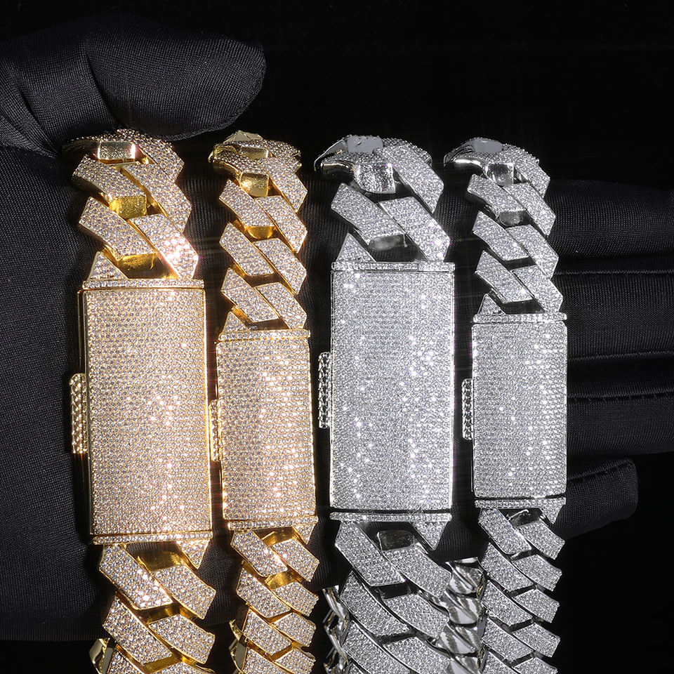 Monarch Lock: Iced Cuban Link Bracelet