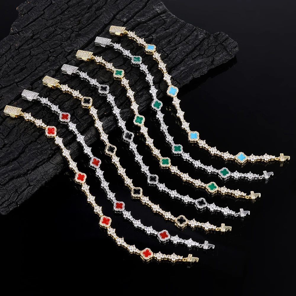 Pantheon Links: Gem-Crested Bracelets