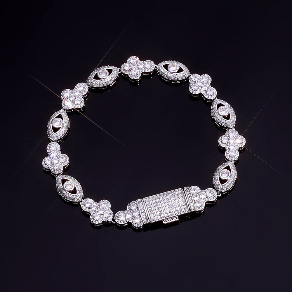 Empire Lace: Ornate Pavé Bracelets