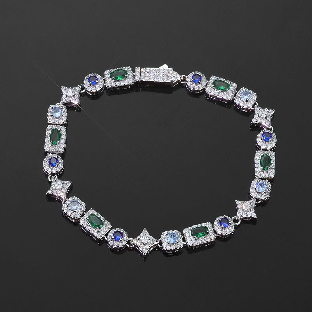 Dynasty Set: Regal Gem Link Bracelets