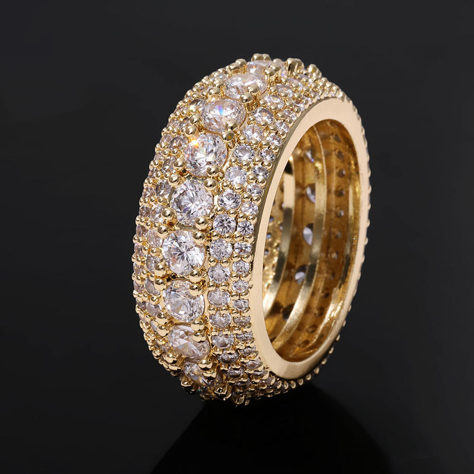 Crown Alloy: Dome Pavé Statement Rings